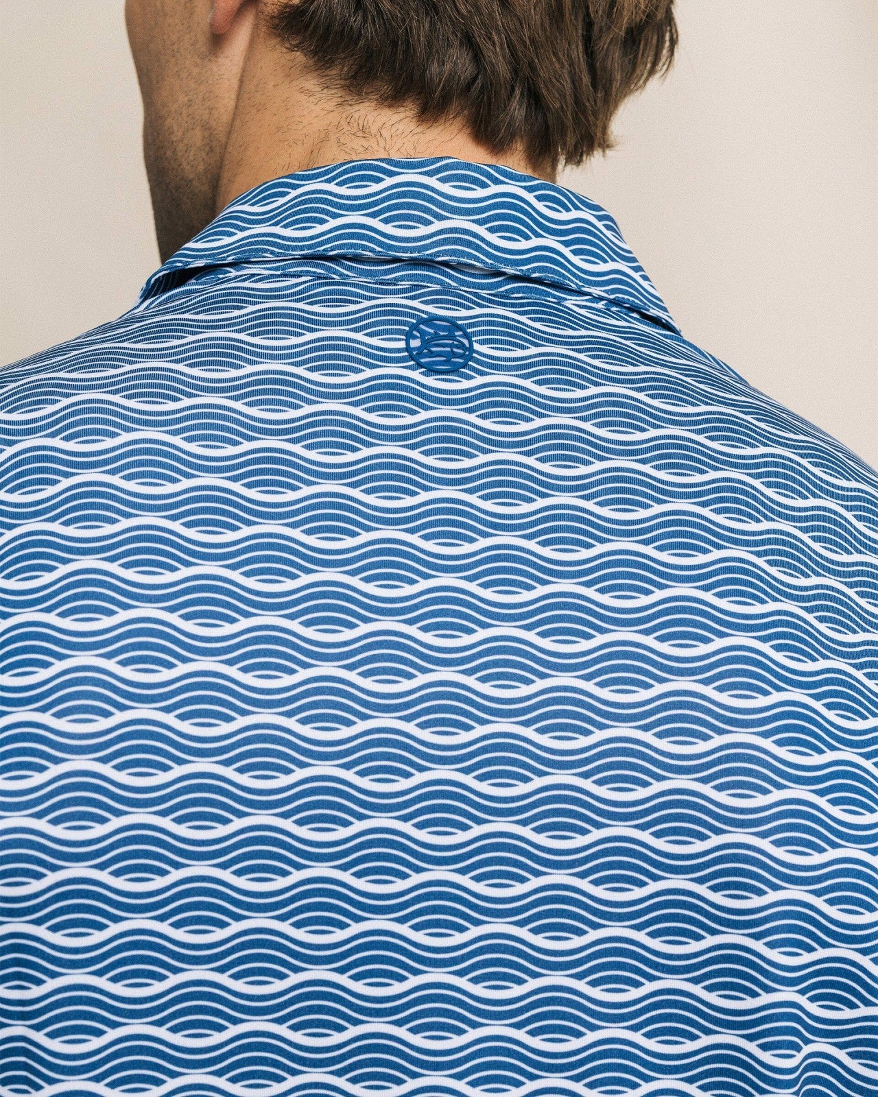 Southern Tide Driver Ocean Echo Printed Polo For Men
