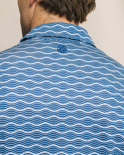 Southern Tide Driver Ocean Echo Printed Polo For Men