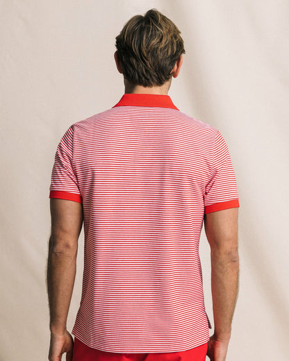 Southern Tide Striped Skipjack Polo For Men