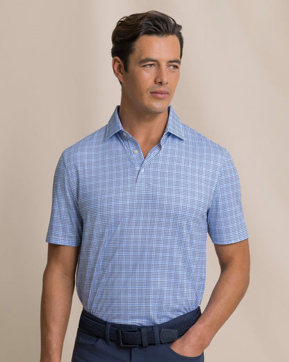 Southern Tide Driver Surfside Retreat Plaid Polo For Men