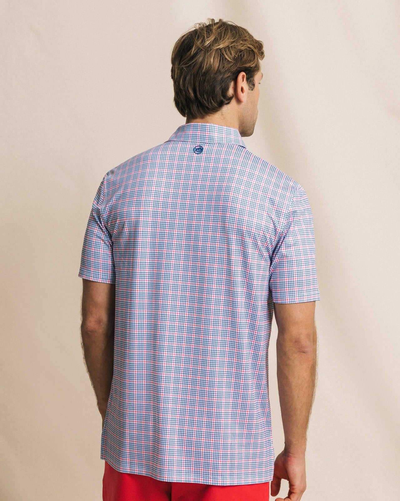 Southern Tide Driver Surfside Retreat Plaid Polo For Men