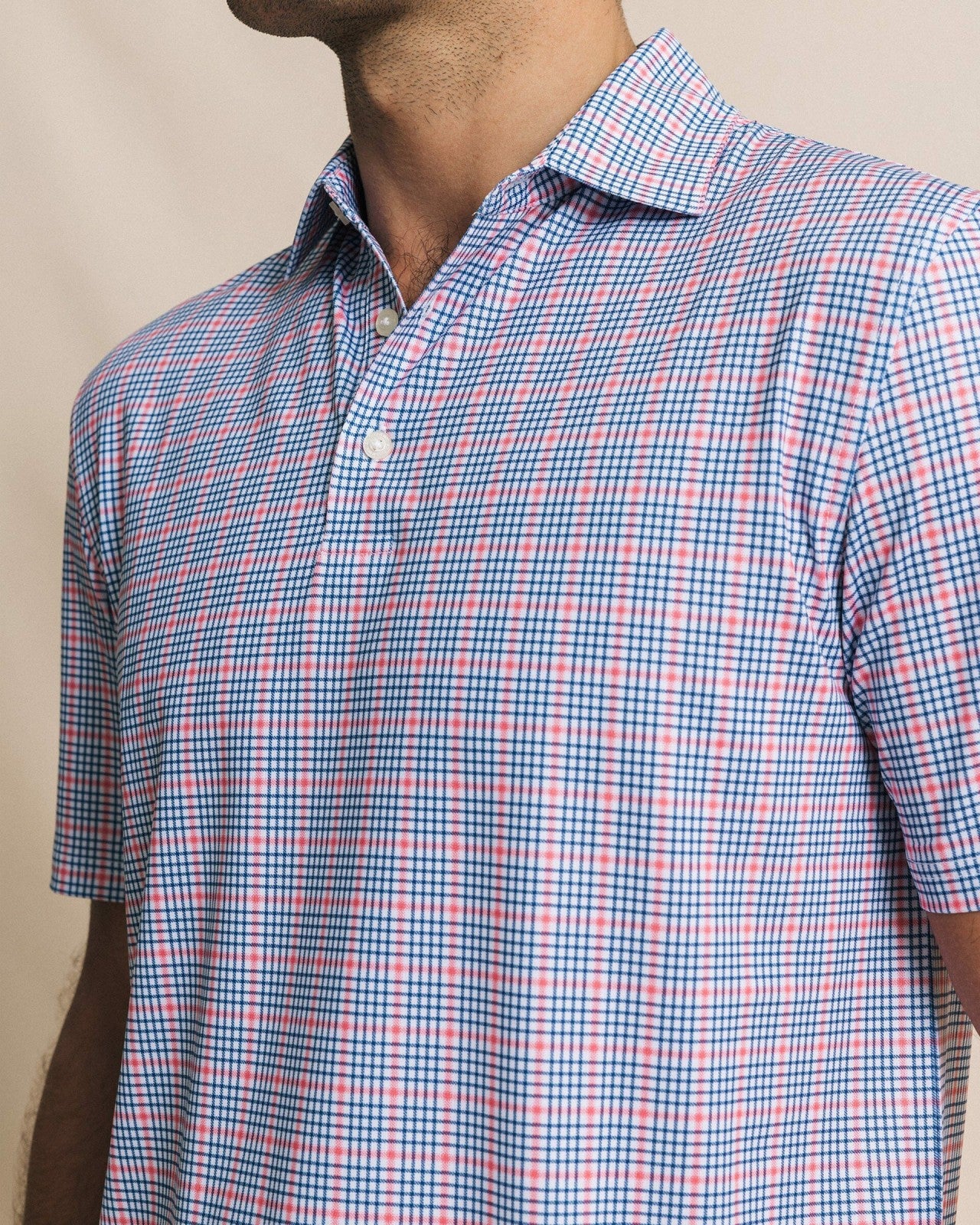 Southern Tide Driver Surfside Retreat Plaid Polo For Men