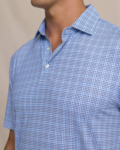 Southern Tide Driver Surfside Retreat Plaid Polo For Men