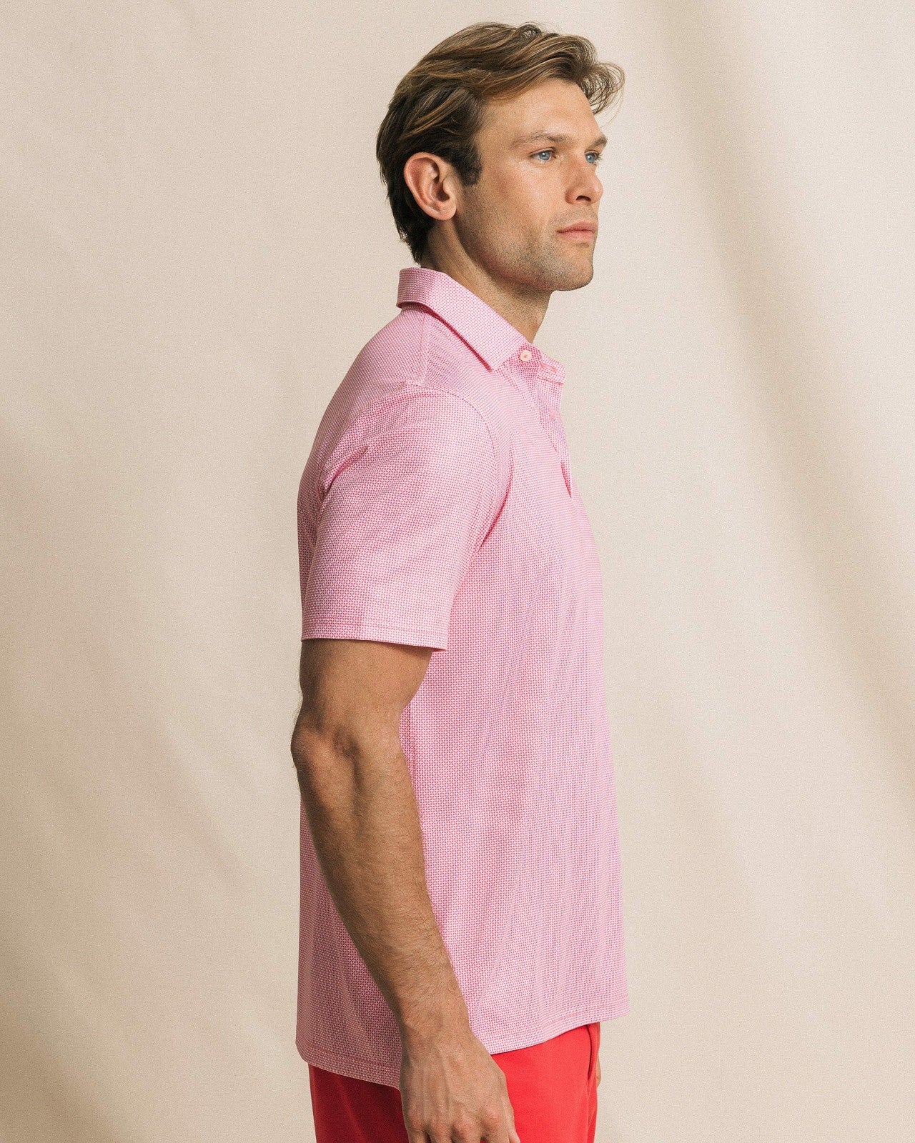 Southern Tide Driver Ocean Vista Printed Polo For Men