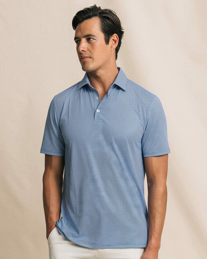 Southern Tide Driver Ocean Vista Printed Polo For Men