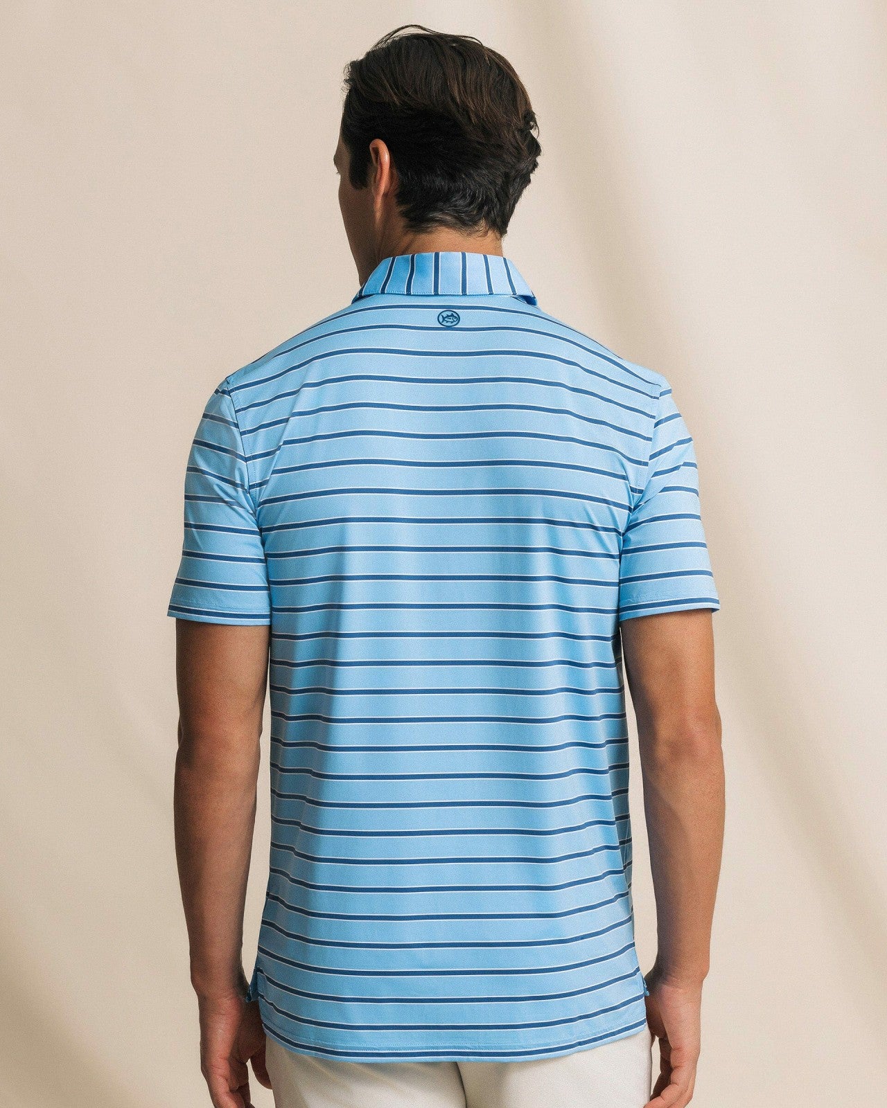 Southern Tide Moonlight Bay Stripe Performance Polo For Men