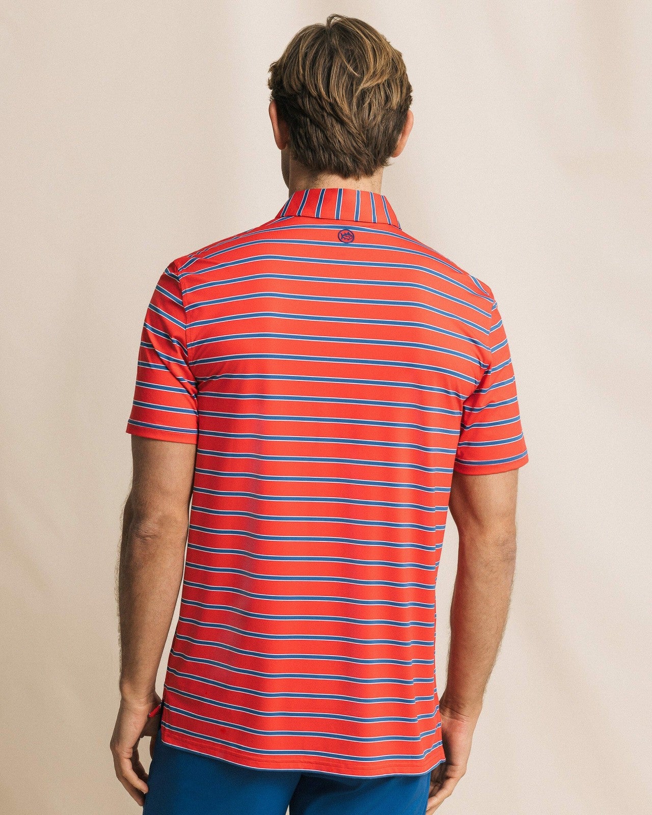 Southern Tide Moonlight Bay Stripe Performance Polo For Men