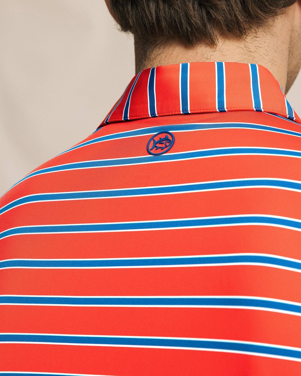 Southern Tide Moonlight Bay Stripe Performance Polo For Men