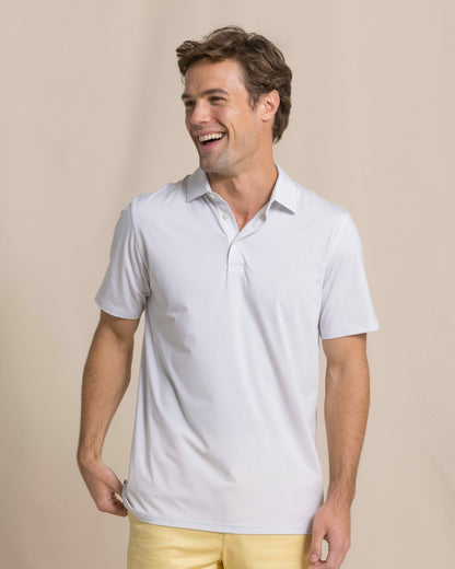 Southern Tide Meadowbrook Stripe Performance Polo For Men