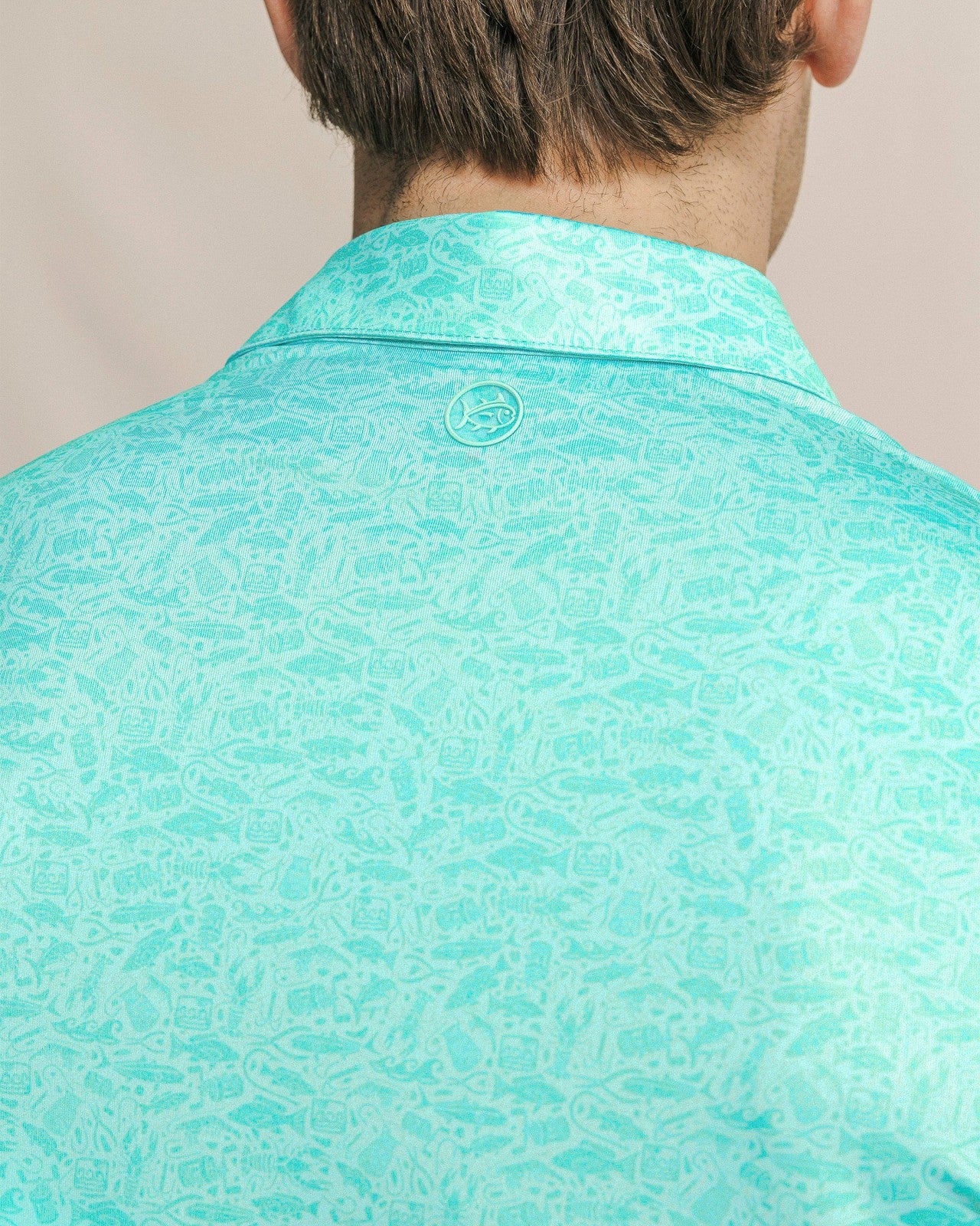 Southern Tide Driver Seawatch Printed Polo For Men