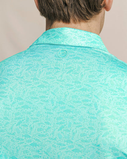 Southern Tide Driver Seawatch Printed Polo For Men