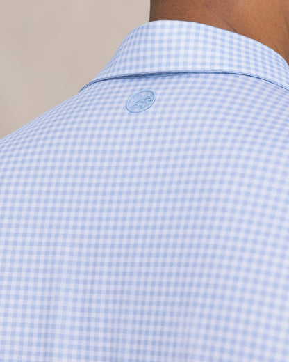 Southern Tide Driver Island View Gingham Printed Polo For Men