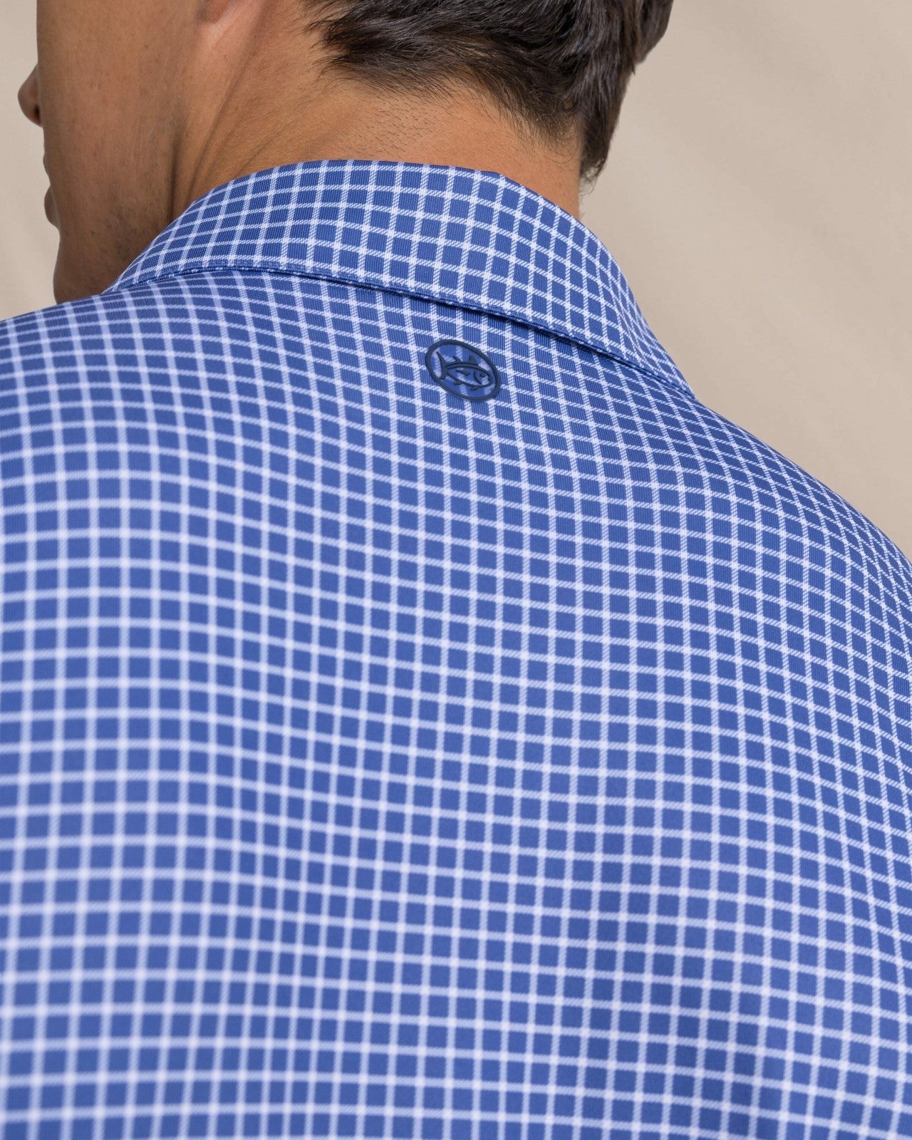 Southern Tide Driver Dunes Edge Plaid Polo For Men