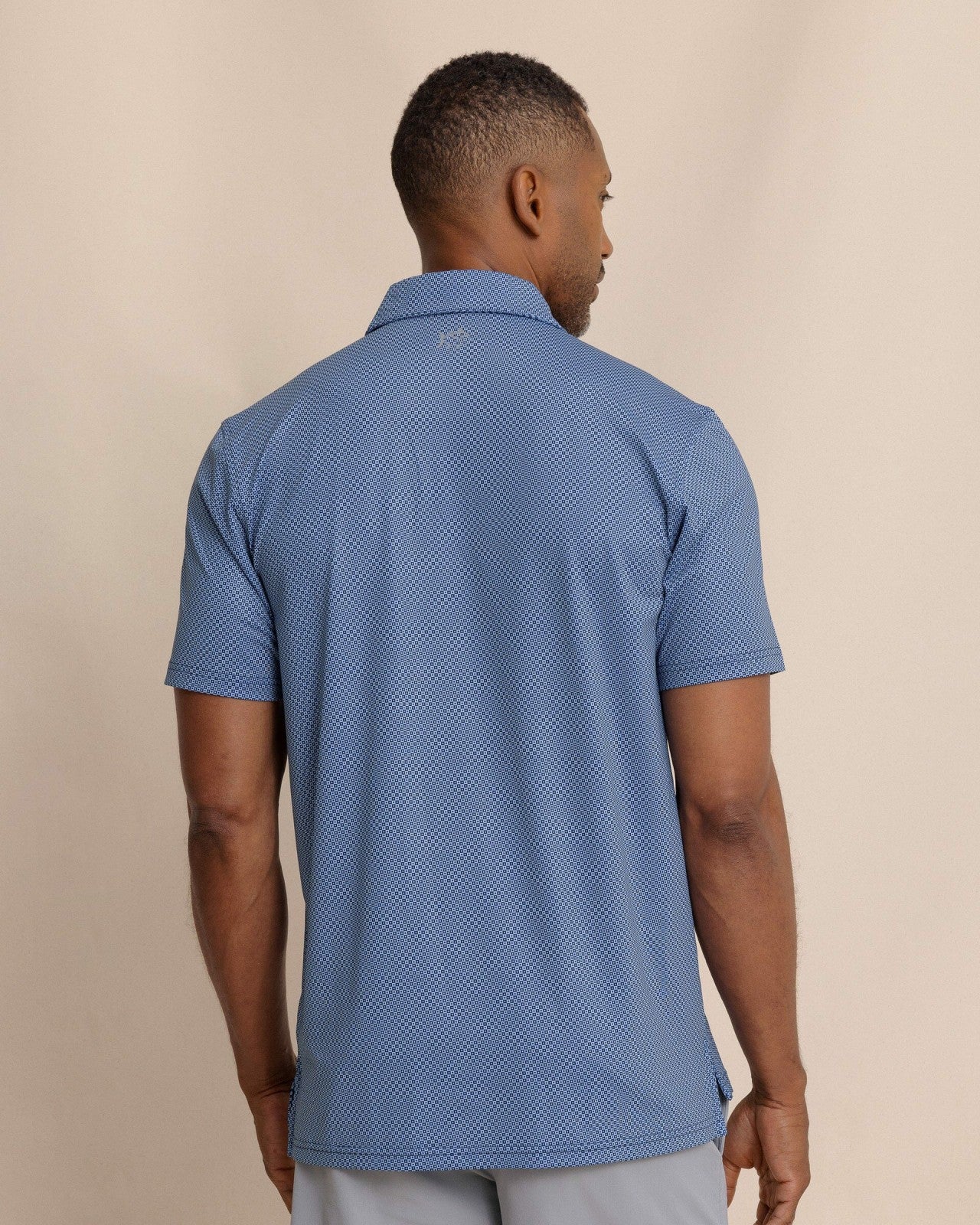 Southern Tide Driver Coastal Geo Printed Polo For Men