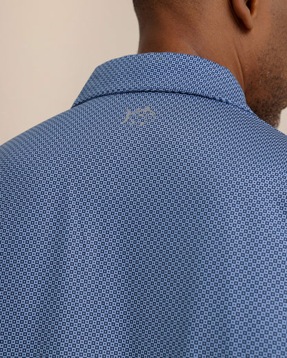Southern Tide Driver Coastal Geo Printed Polo For Men