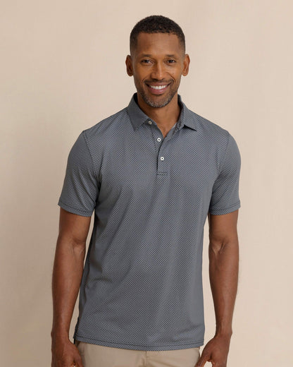 Southern Tide Driver Coastal Geo Printed Polo For Men