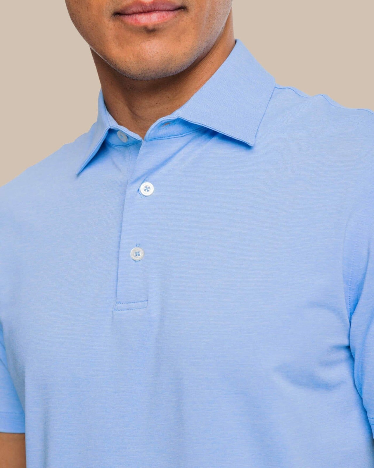 Southern Tide brrr°®-eeze Heather Performance Polo Shirt For Men