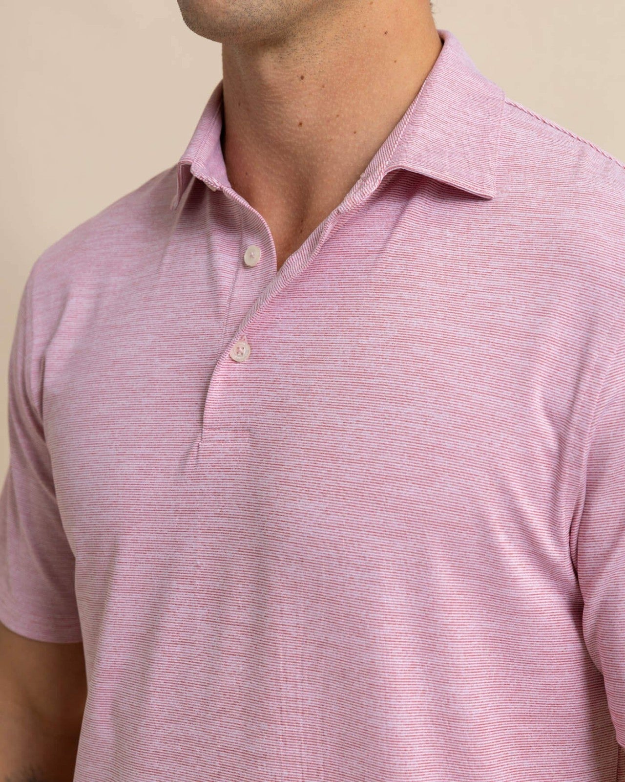 Southern Tide Team Colors Driver Spacedye Polo Shirt For Men