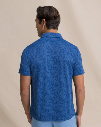 Southern Tide Island Fronds Jacquard Polo For Men