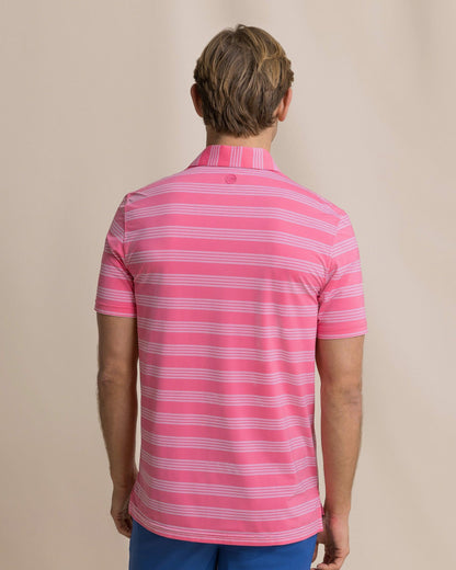 Southern Tide Dune Crest Stripe Performance Polo For Men