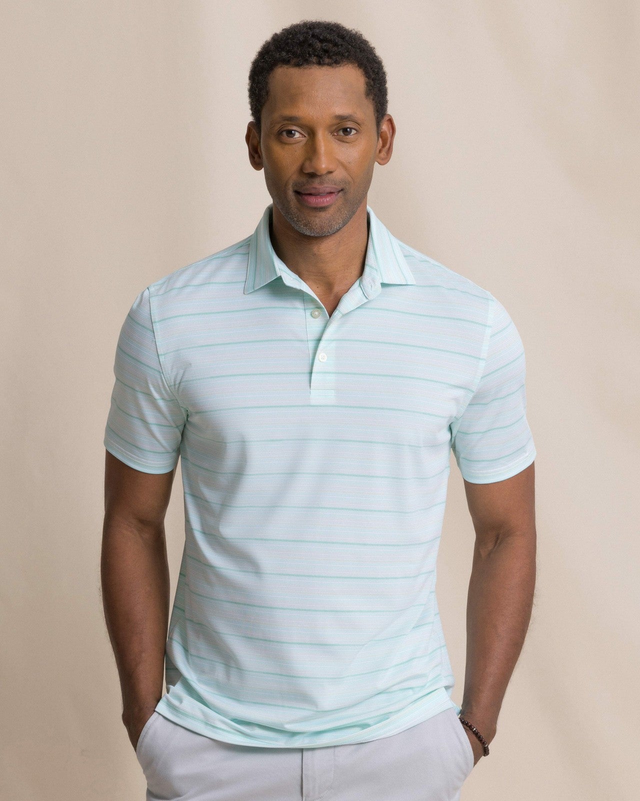 Southern Tide Driver Wild Winds Stripe Polo For Men|Sale