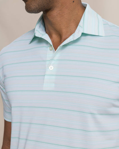 Southern Tide Driver Wild Winds Stripe Polo For Men|Sale