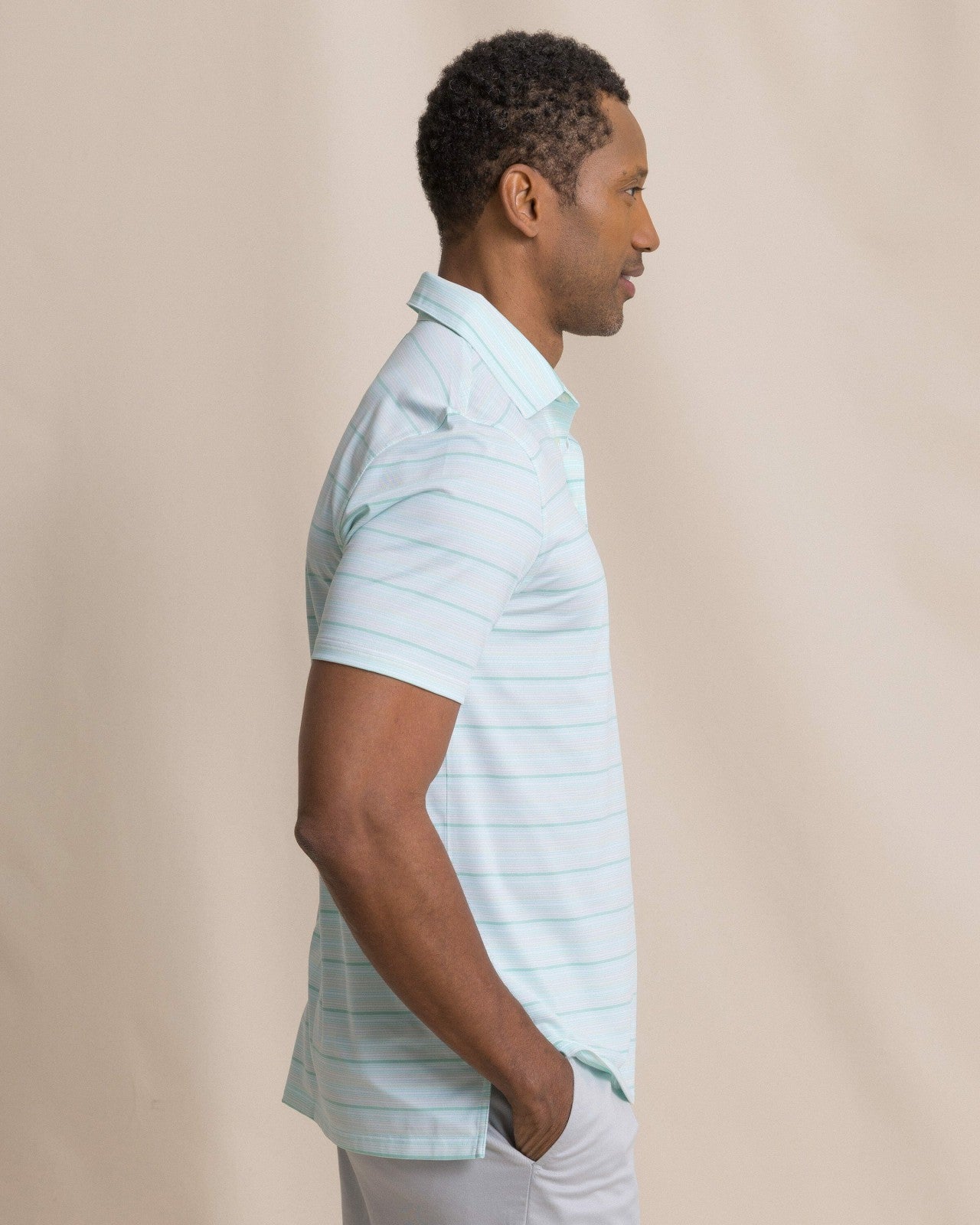Southern Tide Driver Wild Winds Stripe Polo For Men|Sale