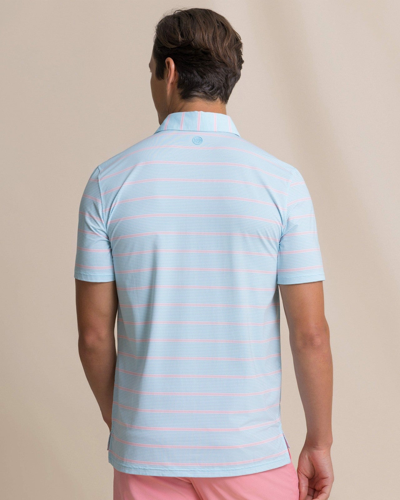 Southern Tide Core Sound Stripe Performance Polo For Men|Sale