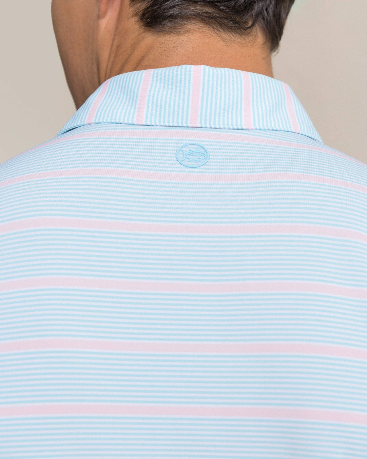 Southern Tide Core Sound Stripe Performance Polo For Men|Sale