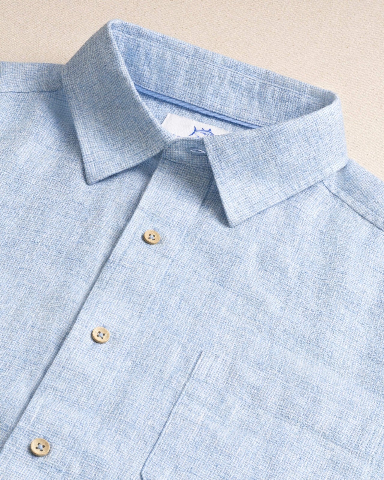Southern Tide Gulf View Short Sleeve Sport Shirt For Men