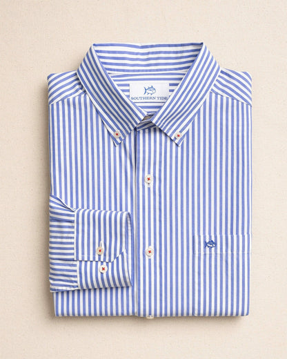 Southern Tide Gulfstream Stripe Sport Shirt For Men