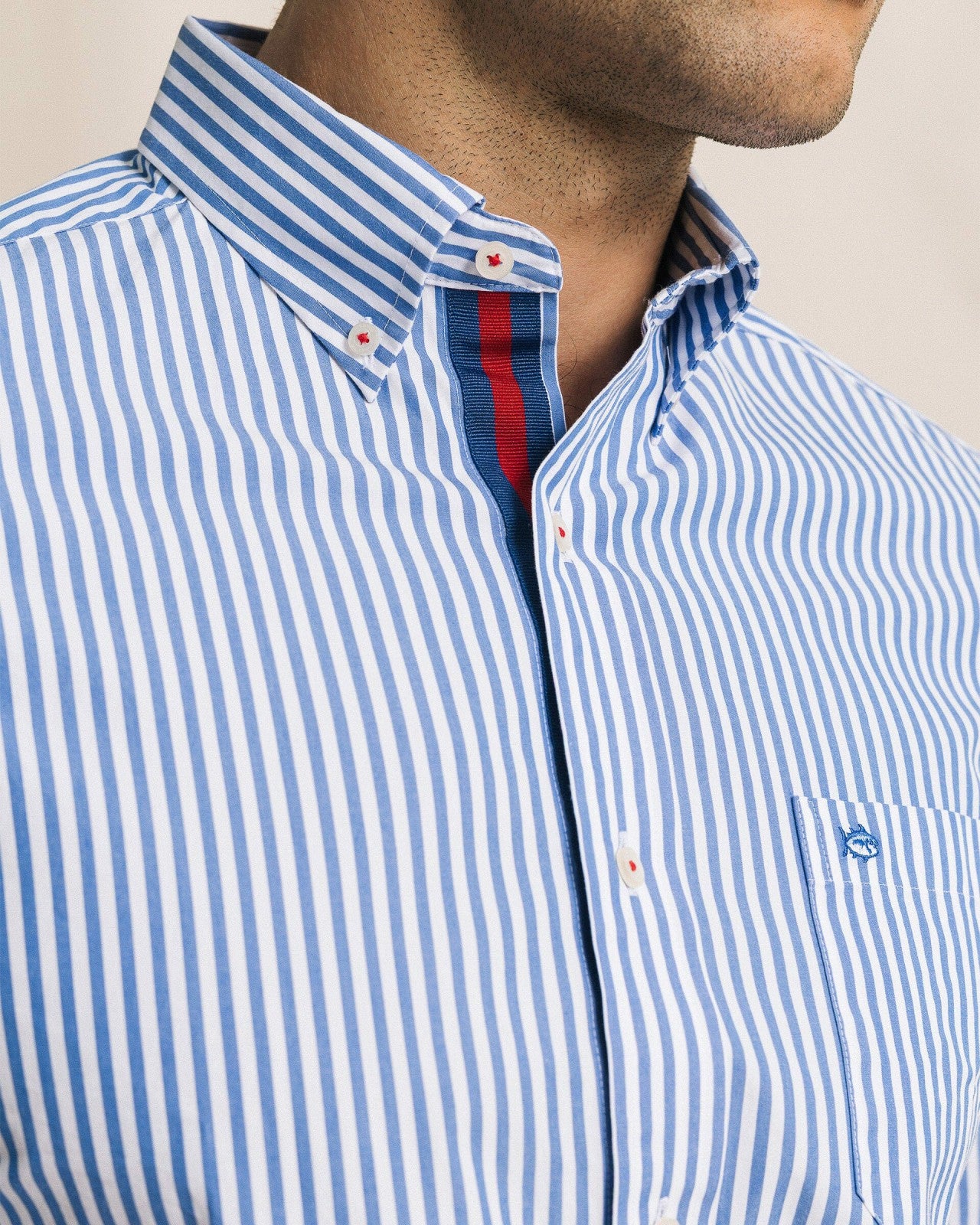 Southern Tide Gulfstream Stripe Sport Shirt For Men