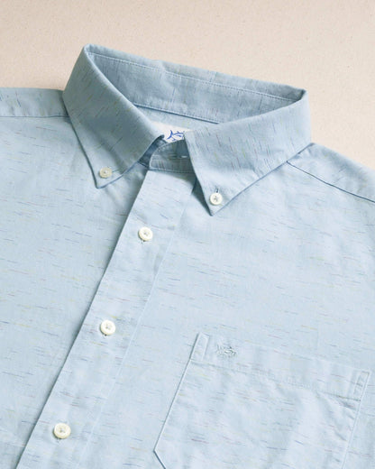 Southern Tide Ocean Mist Slub Sport Shirt For Men