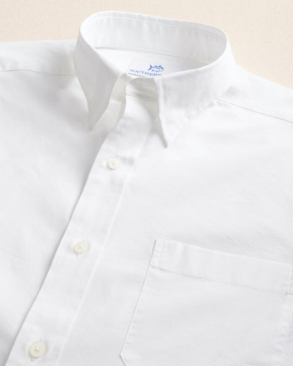 Southern Tide Charleston Overbrook Solid Long Sleeve Shirt For Men