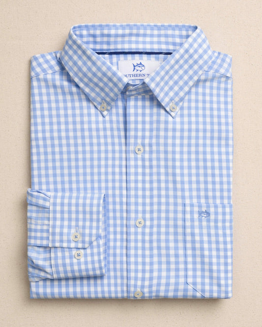 Southern Tide Nassau Gingham Coastal Breeze® Sport Shirt For Men