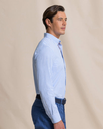 Southern Tide Nassau Gingham Coastal Breeze® Sport Shirt For Men