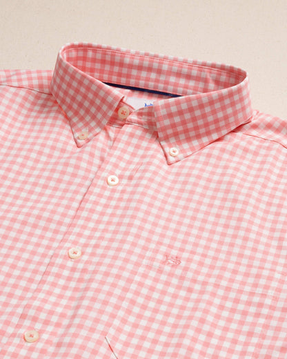Southern Tide Nassau Gingham Coastal Breeze® Sport Shirt For Men