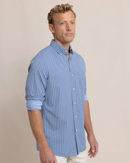 Southern Tide Pop Lock and Dock It Intercoastal Sport Shirt For Men