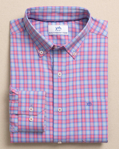 Southern Tide Tortuga Plaid Coastal Breeze® Sport Shirt For Men