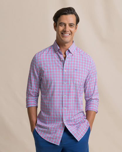 Southern Tide Tortuga Plaid Coastal Breeze® Sport Shirt For Men