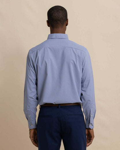 Southern Tide Micro Gingham brrr°® Intercoastal Sport Shirt For Men