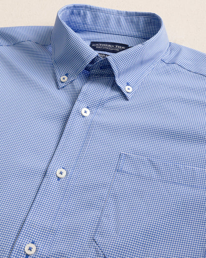 Southern Tide Micro Gingham brrr°® Intercoastal Sport Shirt For Men