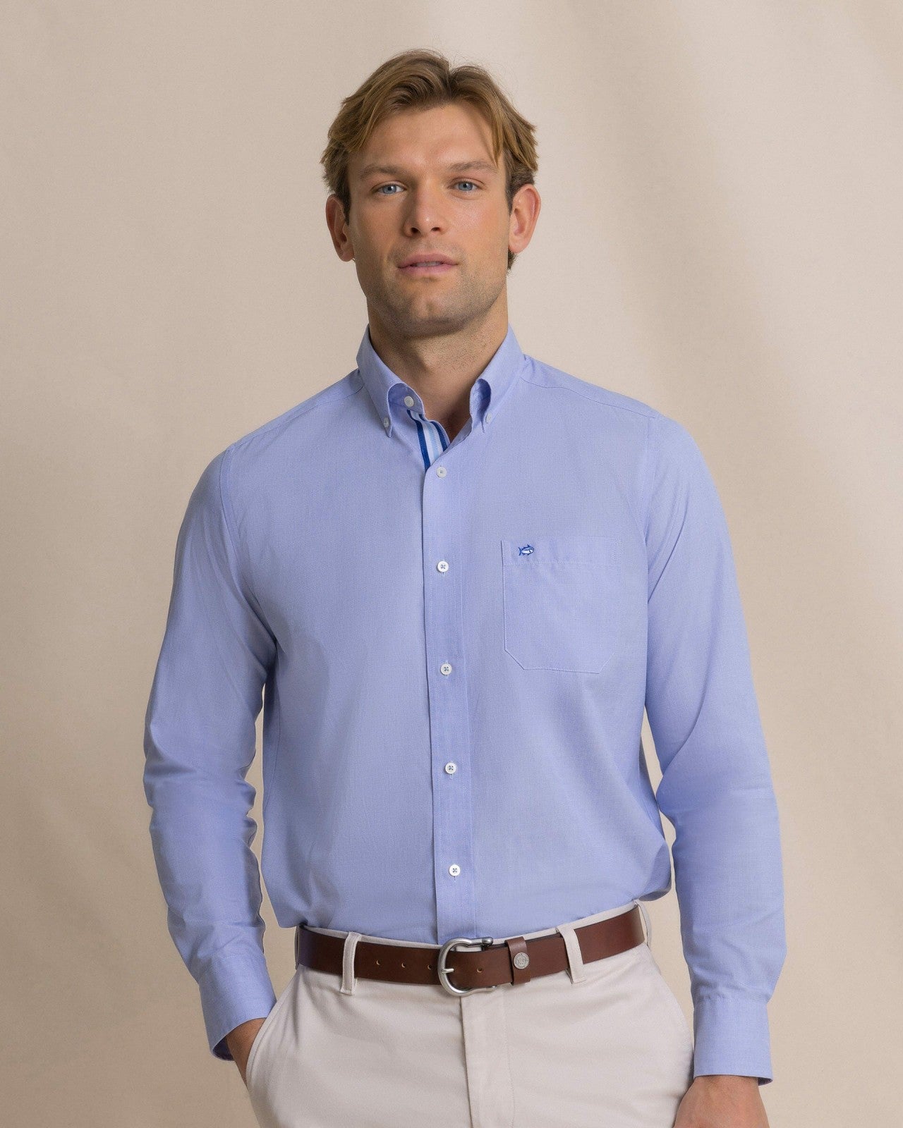 Southern Tide Offshore End on End Sport Shirt For Men