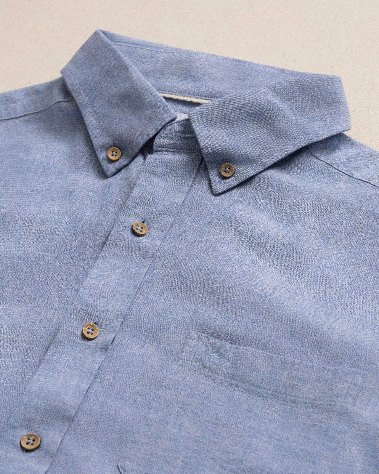 Southern Tide Sunset Ridge Linen Rayon Solid Sport Shirt For Men