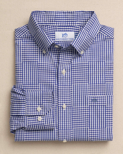 Southern Tide Palmetto Point Gingham Sport Shirt For Men