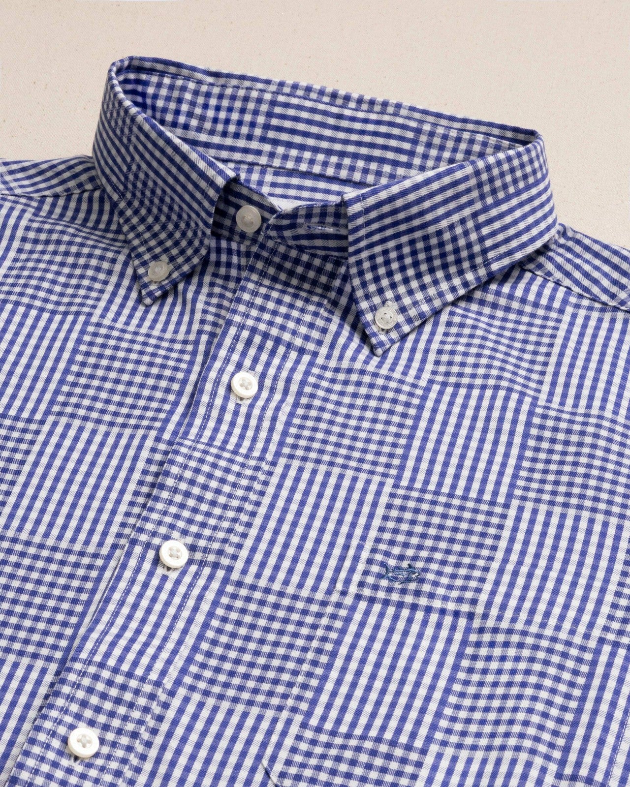 Southern Tide Palmetto Point Gingham Sport Shirt For Men