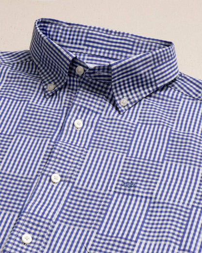 Southern Tide Palmetto Point Gingham Sport Shirt For Men