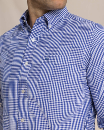 Southern Tide Palmetto Point Gingham Sport Shirt For Men