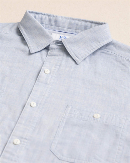 Southern Tide Berkeley Solid Double Cloth Sport Shirt For Men