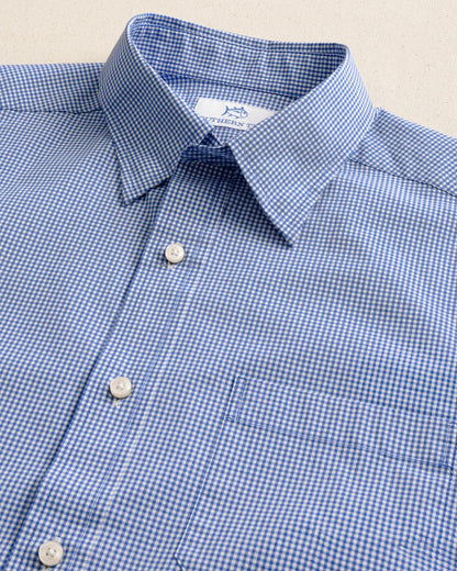 Southern Tide Charleston Parkwood Micro-Gingham Shirt For Men